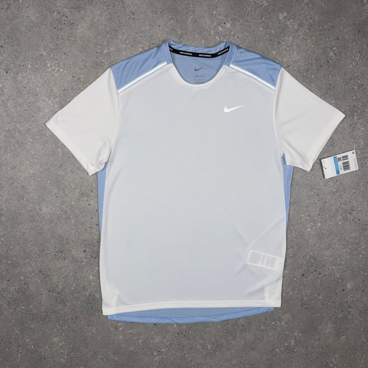 Nike 1.0 Miler T-Shirt 'White/Blue'