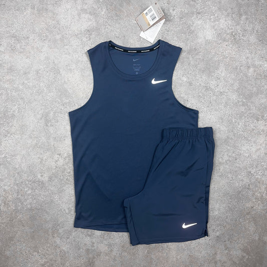 Nike Miler Vest Set (Navy)