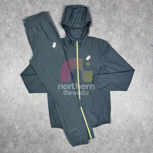 Asics Tracksuit (Grey/Neon)