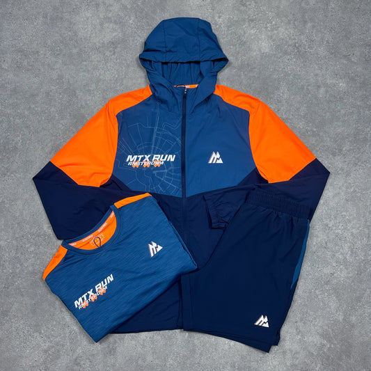 Montirex MTX Jacket & Shorts Tri Set (Blue/Orange)