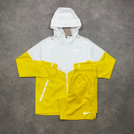 Nike Windbreaker Set (Yellow/White)
