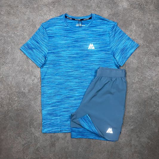 Montirex Shorts & Tee Set (Blue)