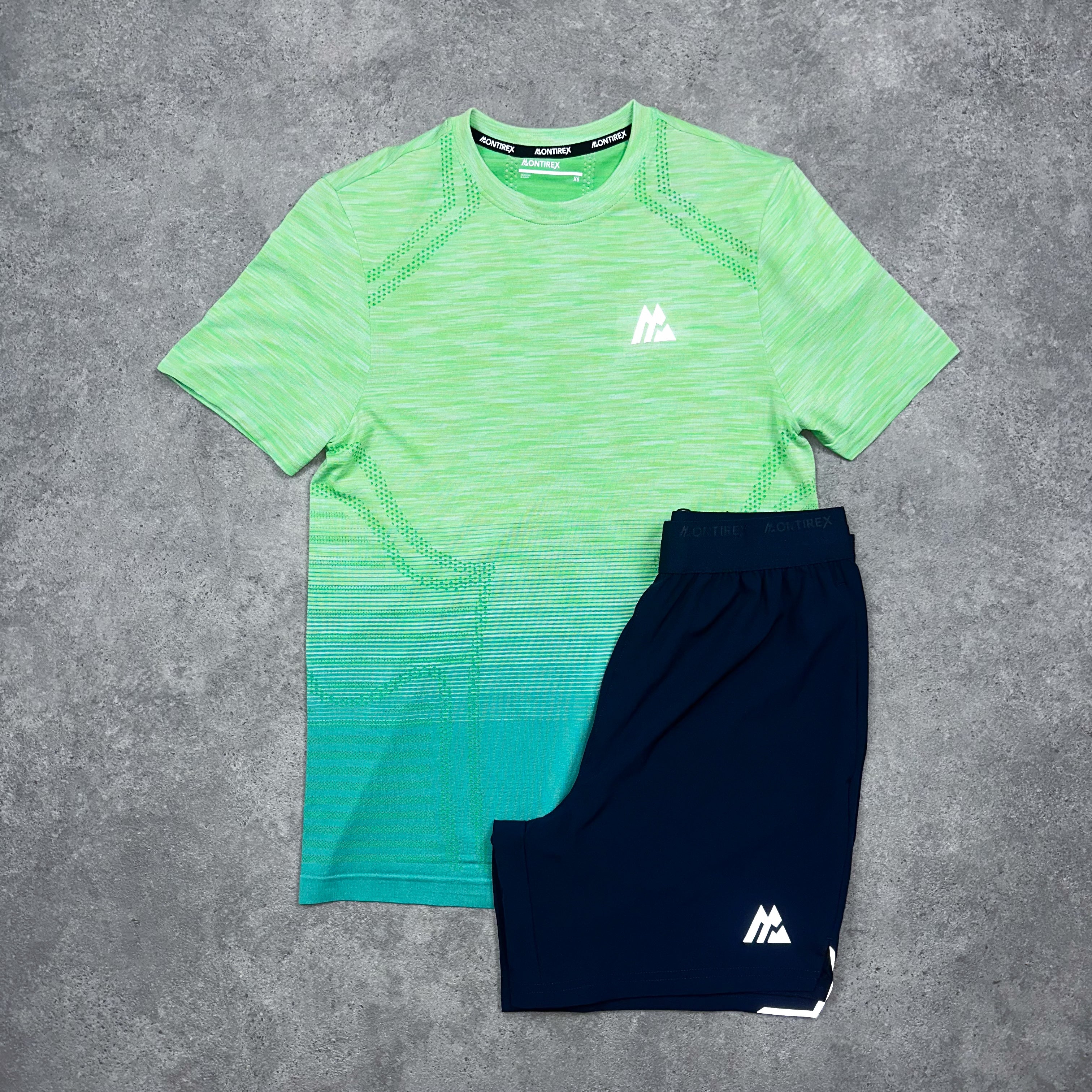 Montirex Seamless Set (Green/Blue) - S / XS - Outfits - Northern Threadz