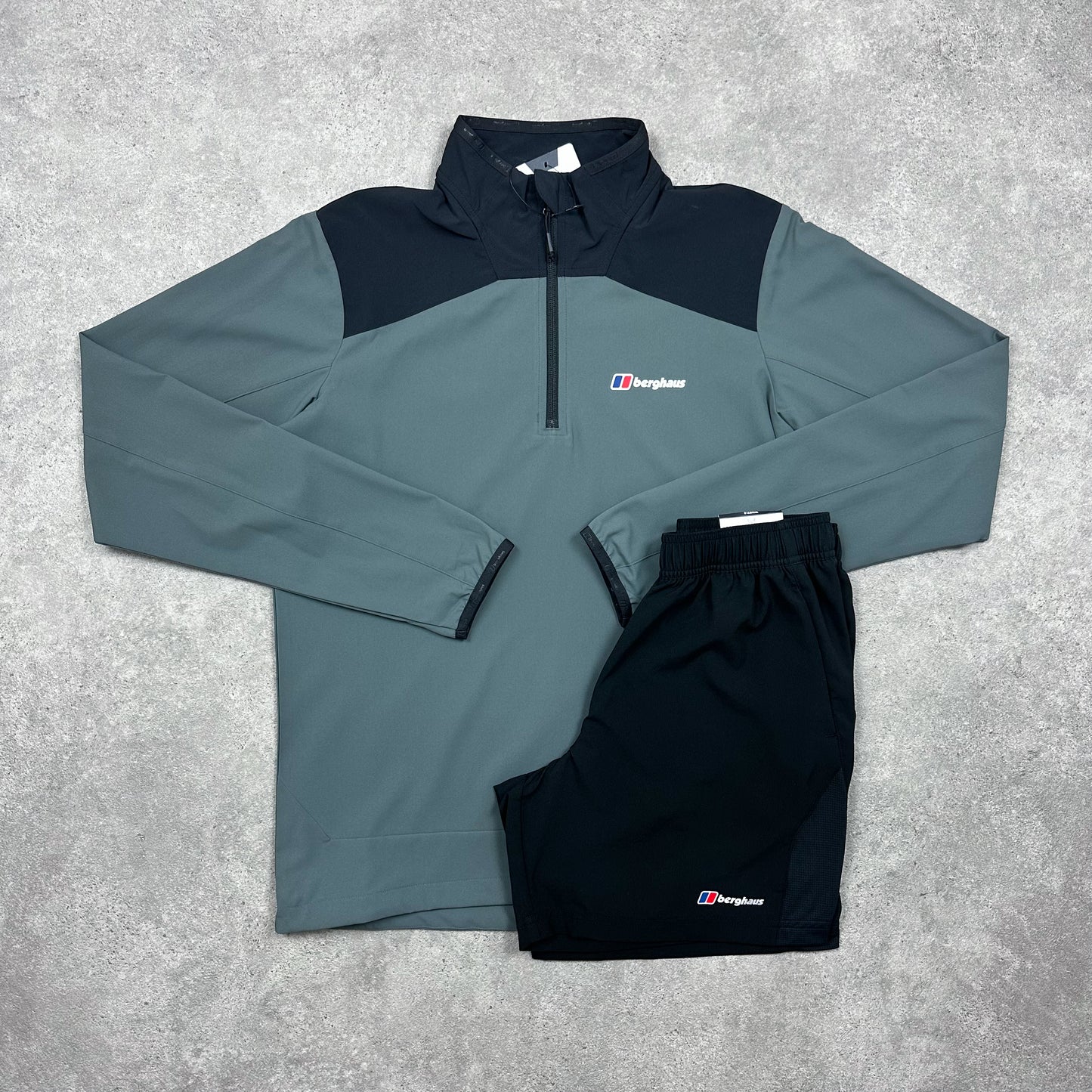 Berghaus 1/2 Zip Set (Grey/Black)