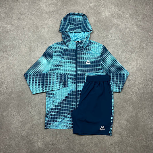 Montirex Jacket & Shorts Set (Turqoise/Navy)