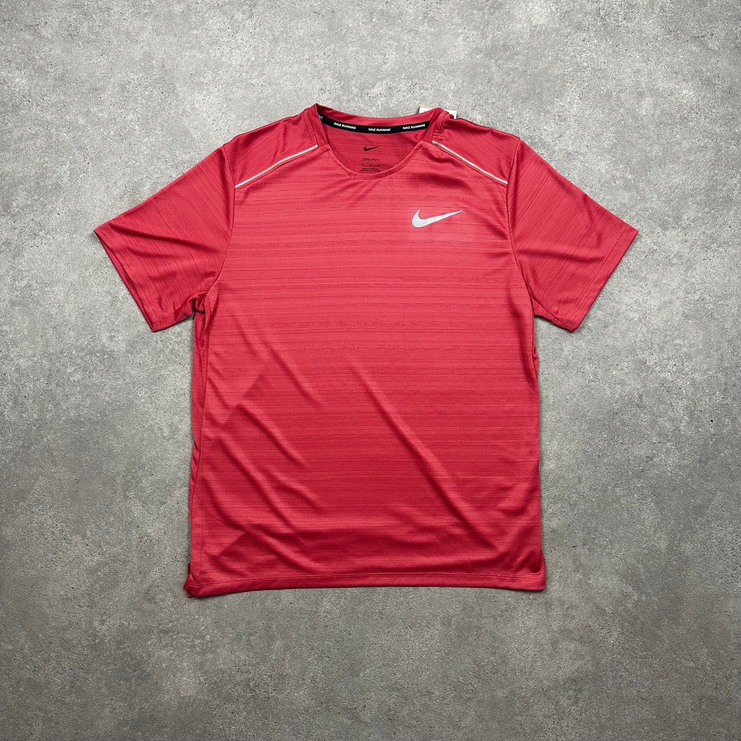 Nike Miler 1.0 T-Shirt (Red/Adobe)